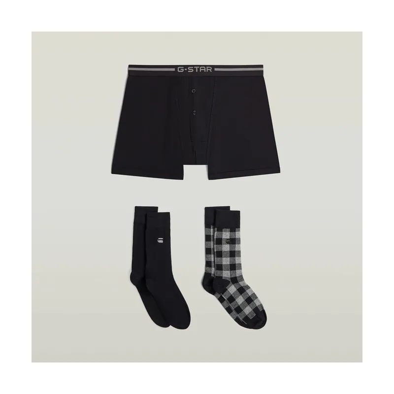 Juego de bóxer y calcetines - Multi color - Hombre D29434-01