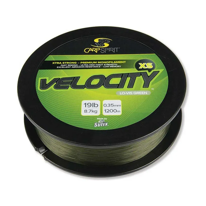 Línea De Carpfishing Velocity Xs Lo-vis 1200 M
