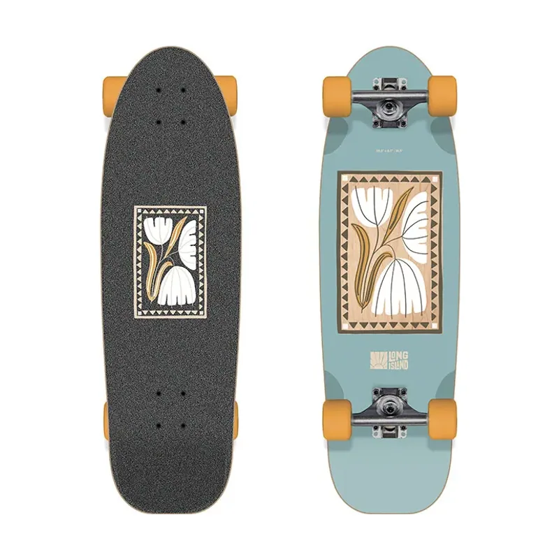 Longboard Flowers 28.5"x8.5" Cruiser