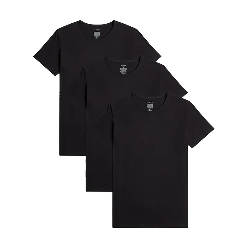 Paquete de 3 camisetas de cuello redondo - Blanco - Hombre D29456-01