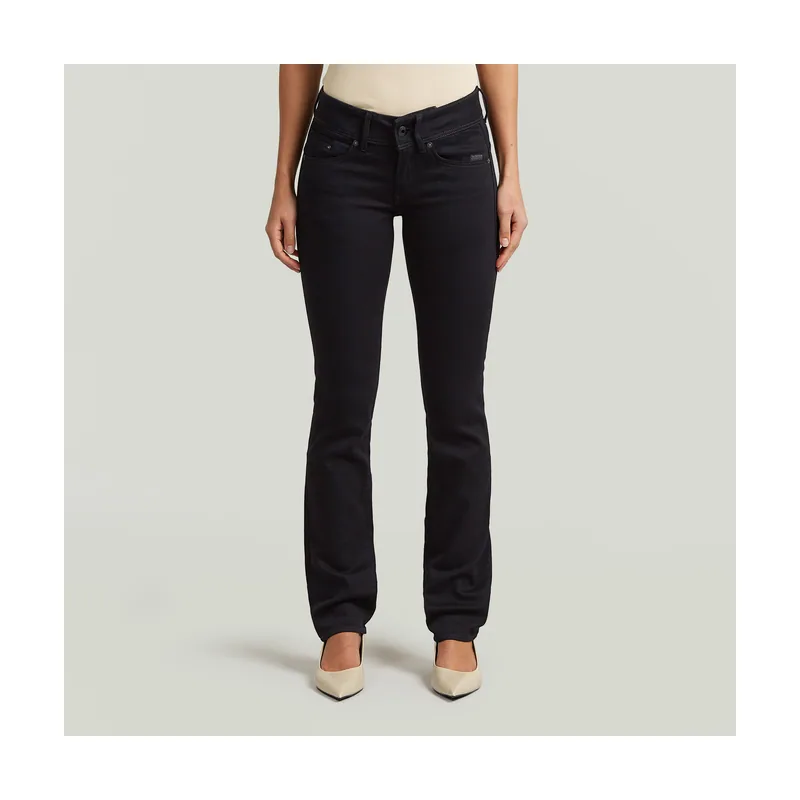 Jeans Midge Slim Straight - Negro - Mujer D02153-B964