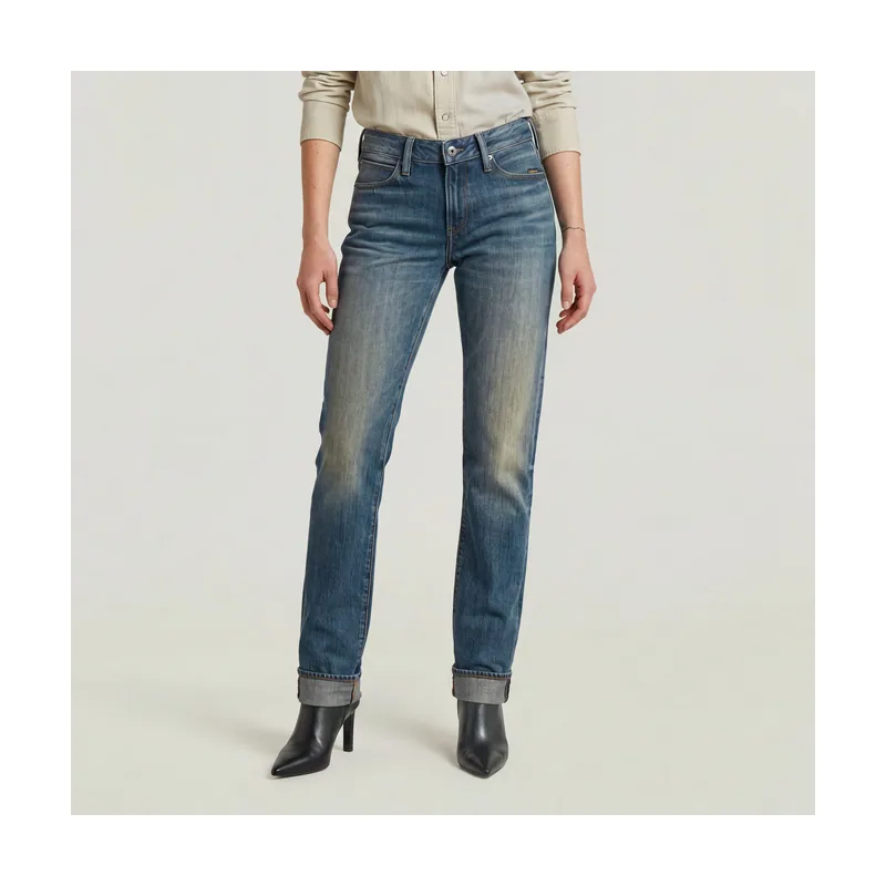 Jeans Lennoxx Slim Straight - Azul oscuro - Mujer D28524-E358