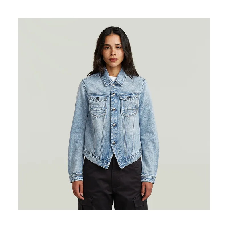 Chaqueta Pitched Hem Slim - Azul claro - Mujer D27939-E352