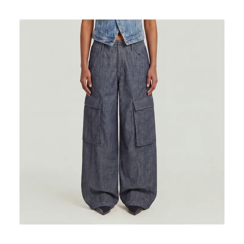Pantalón Cargo Summer - Azul oscuro - Mujer D28993-D953