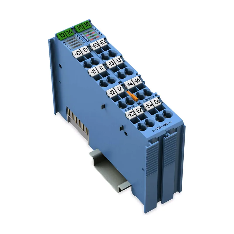 750-489 bloque de terminales Azul