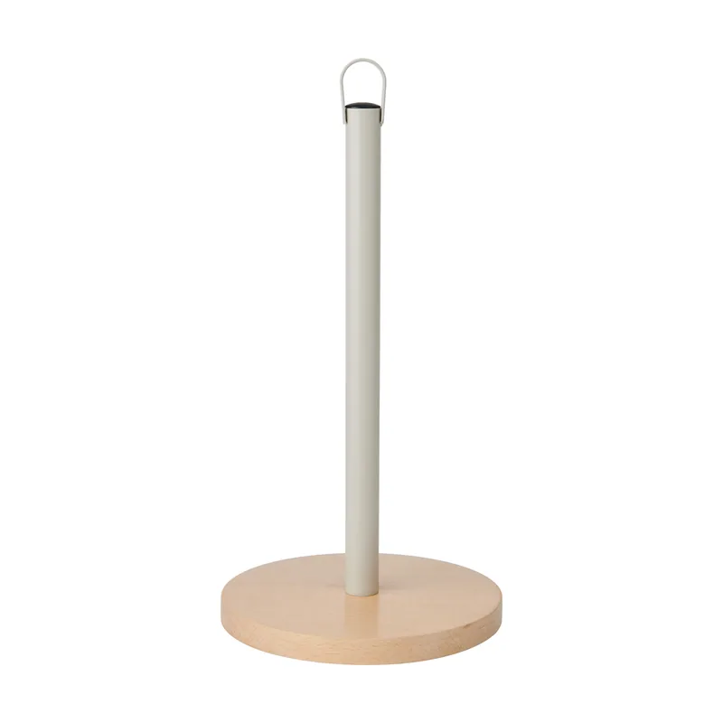 Idilica Portarrollos de Papel de Cocina con Base de Madera de Haya FSC