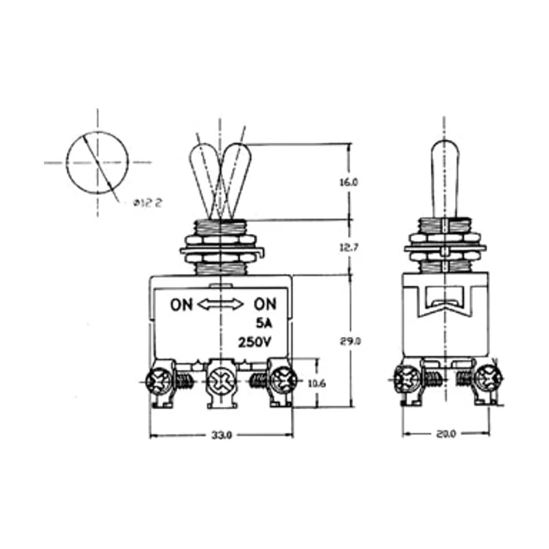 Velleman JS-509C interruptor