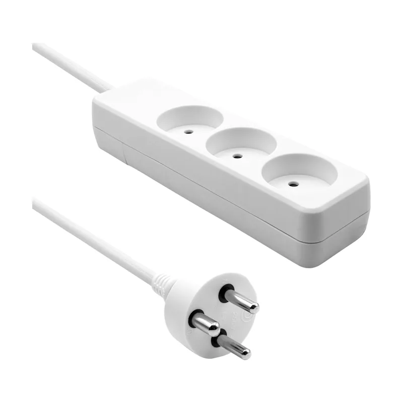 Danish Power Strip 3-Way 4 m