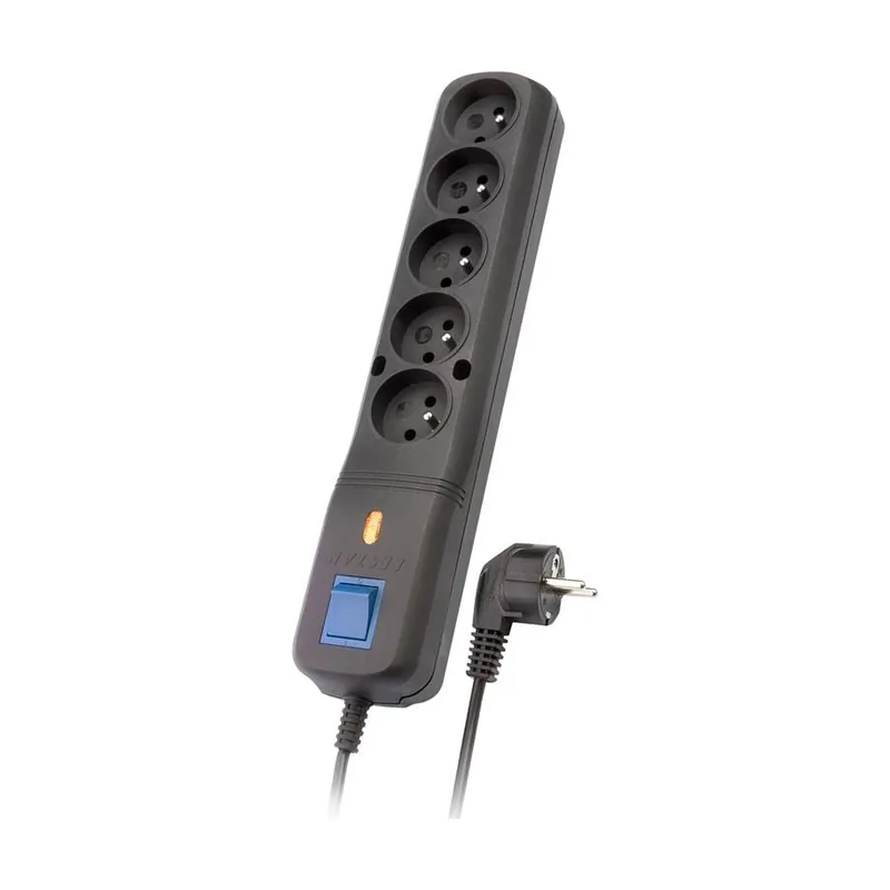 LV 530W base múltiple 1,5 m 230 salidas AC Interior Negro