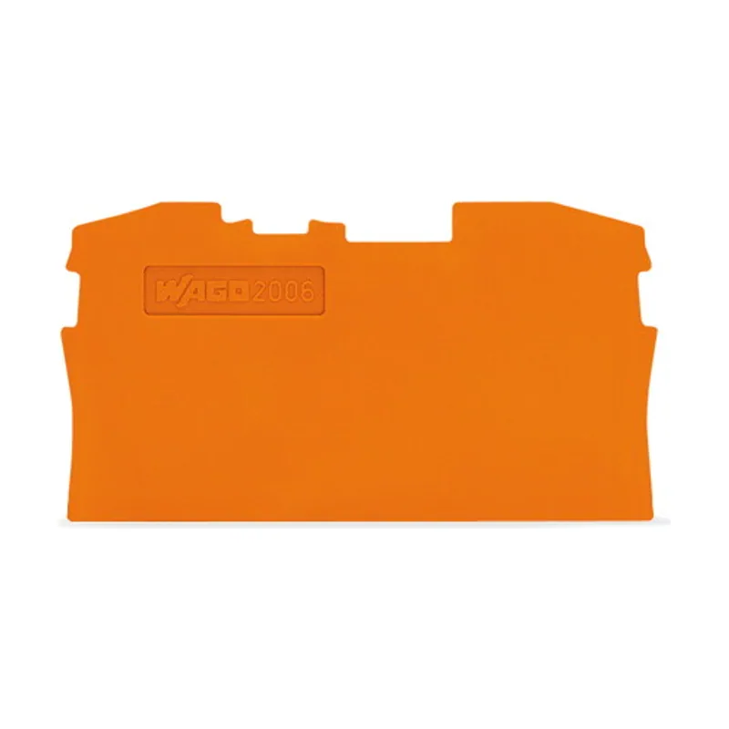 2006-1292 abschluss-und zwischenplatte,1 mm dick,orange