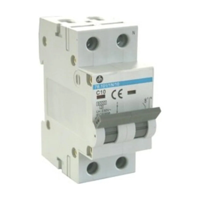 Interruptor Magnetotermico 1P+N 6A/230Vac