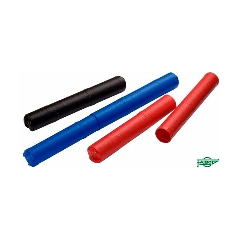 Tubo portaplanos de plástico extensible 40 a 75 cm sin bandolera gris