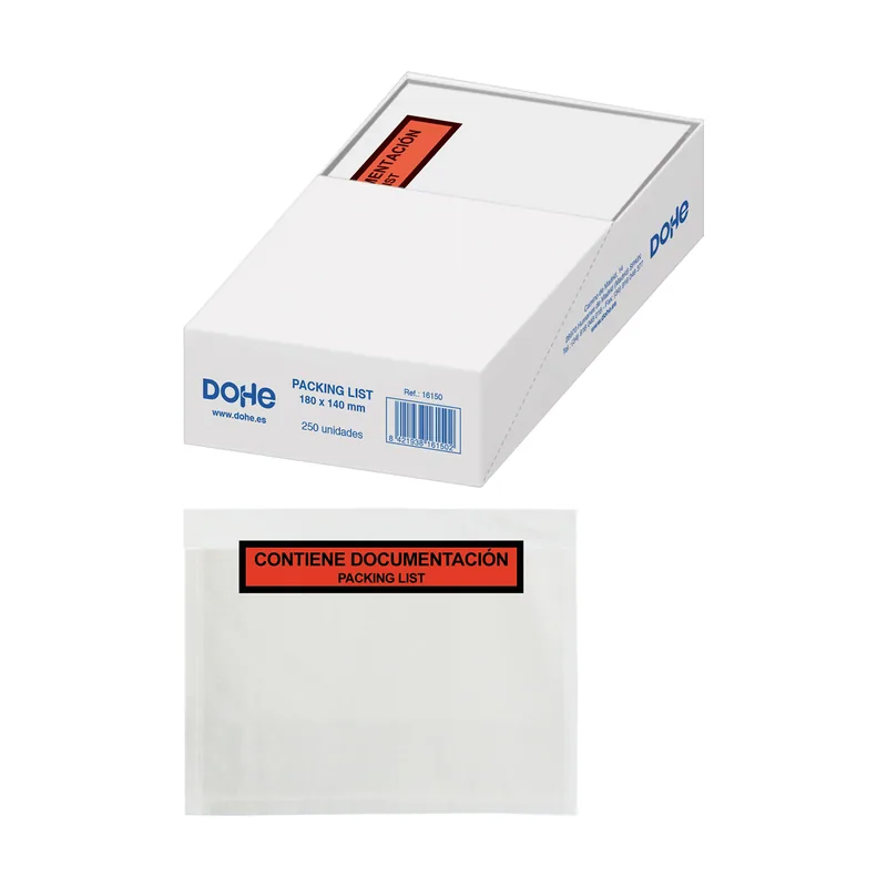 Packing List 180x140 mm 250 uds