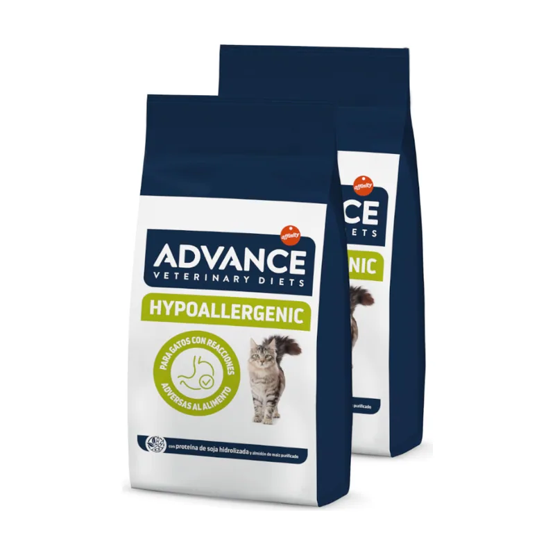 2 x 6,5 kg Veterinary Diets Hypoallergenic pienso