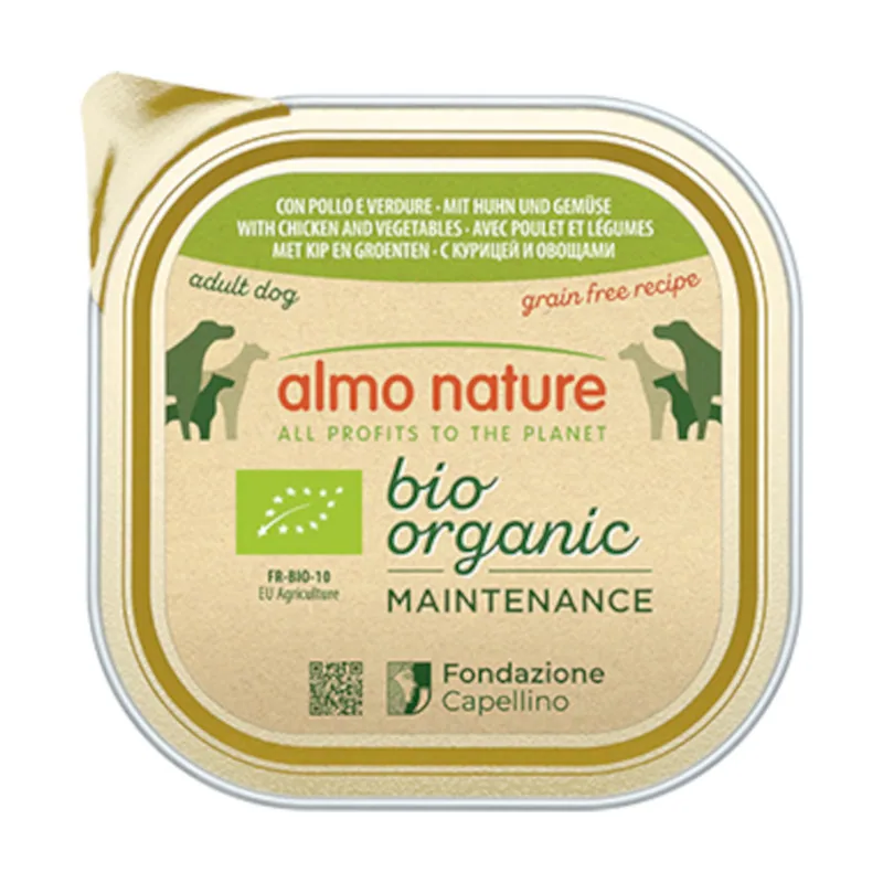 24 tarrinas x 300 g Bio Organic Maintenance Pollo y Verduras tarrina