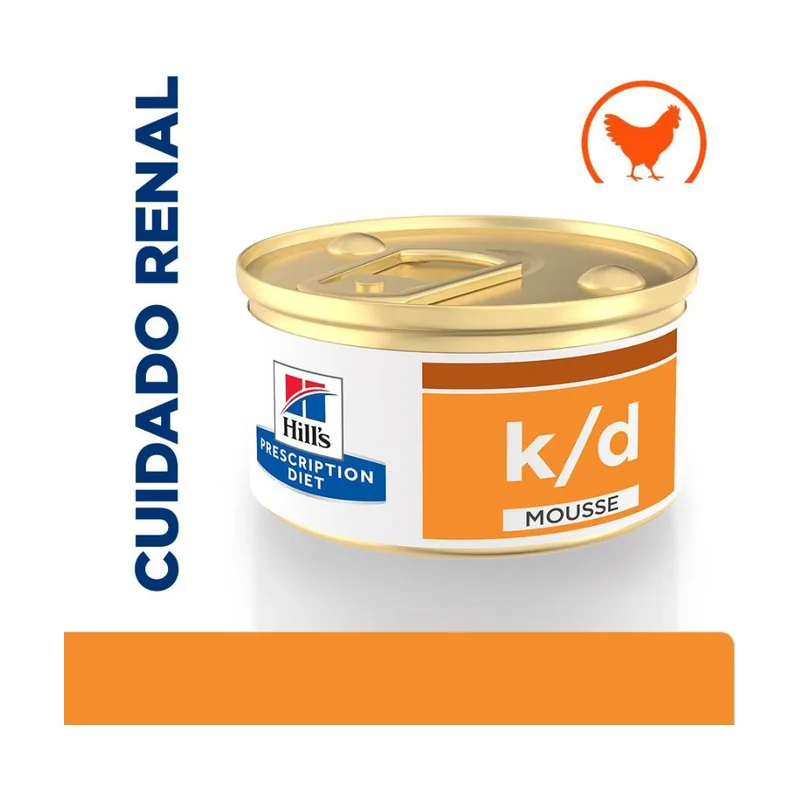 85 g Prescription Diet k/d Mousse de Pollo lata
