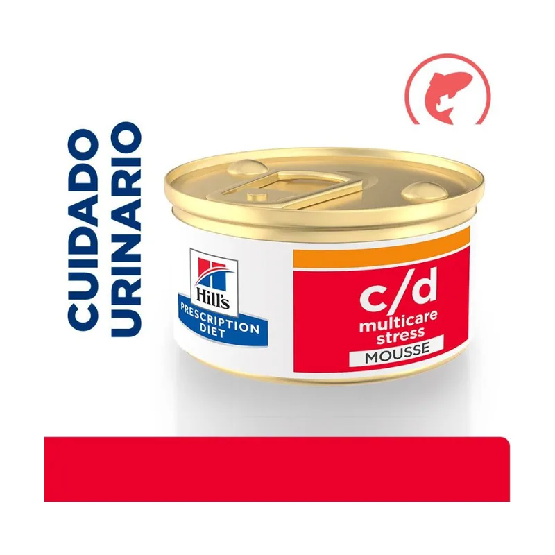 85 g Prescription Diet c/d Multicare Stress Mousse de Salmón