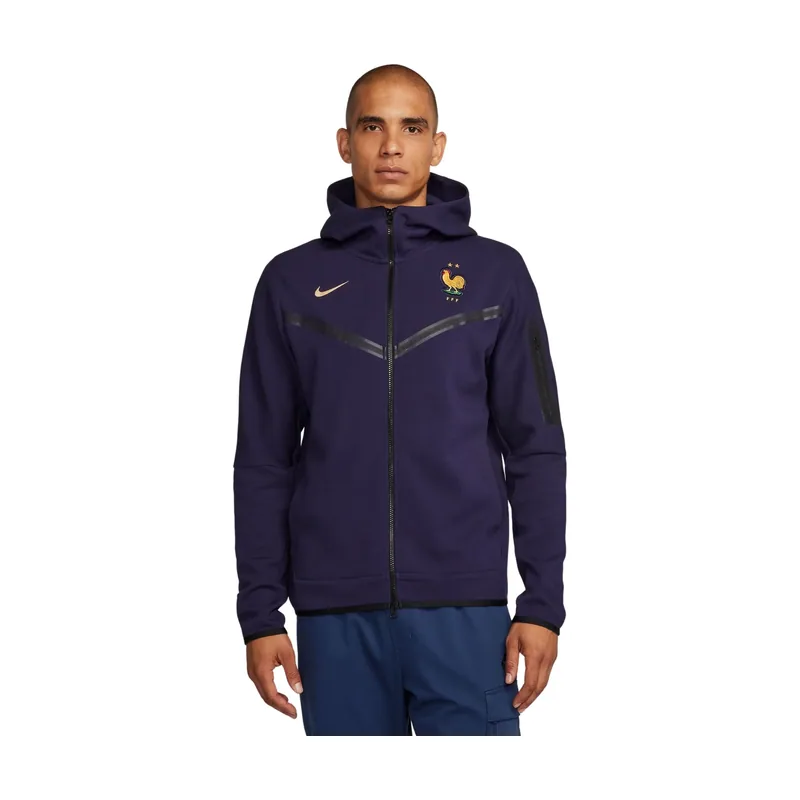 Chaqueta impermeable con capucha y cremallera Francia Tech Fleece 2024/25