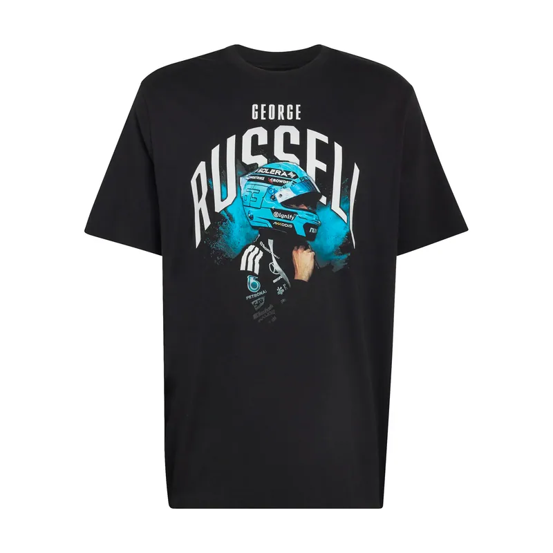 Camiseta Mercedes AMG Petronas Formula One Team George Russell para hombre