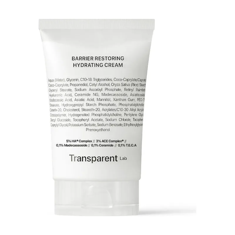 Transparent Lab Barrier Restoring Hydrating Cream 50ml