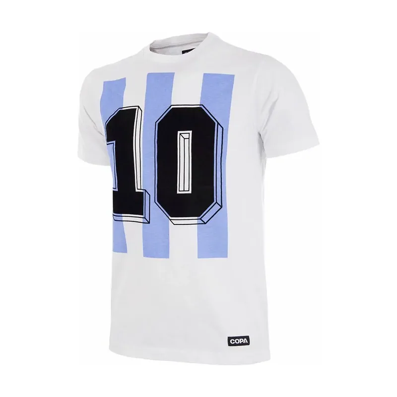 Camiseta número 10 Argentine retro