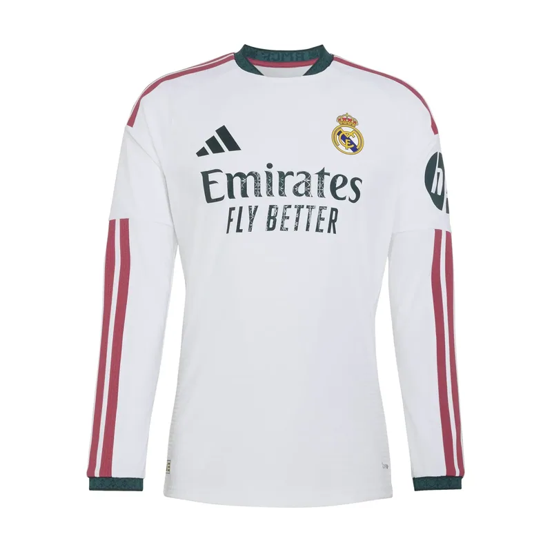 Camiseta de local auténtica de manga larga del Real Madrid 2026/27