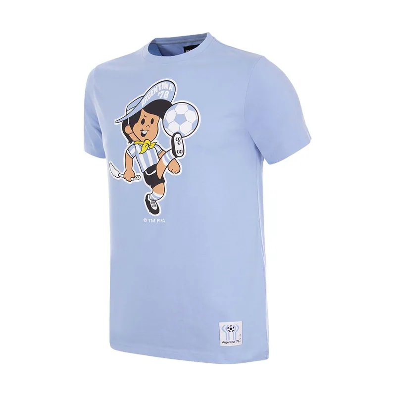 Camiseta Football Argentine Mascot Mundial 1978