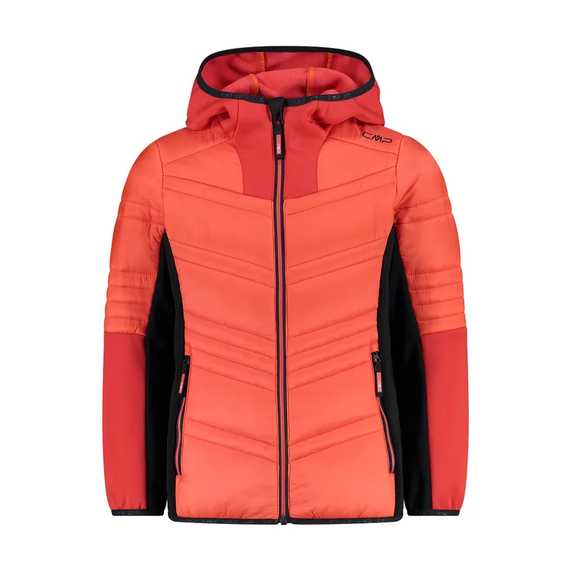 Chaqueta híbrida con capucha para niña