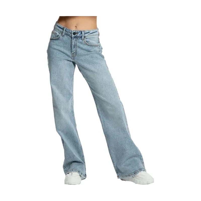 Jeans de pierna ancha mujer