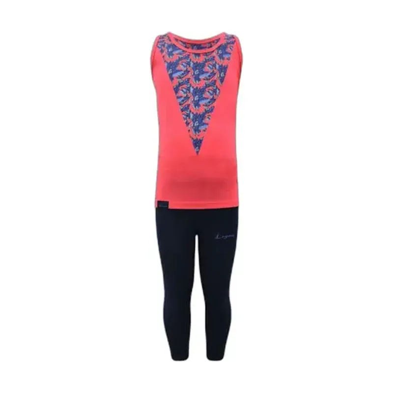 Conjunto de top sin mangas y leggings de algodón mujer Jasinda
