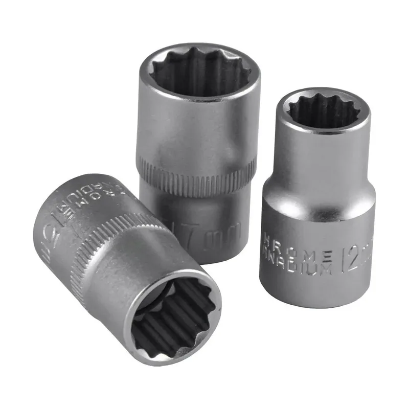 Llave De Tubo De 12 Puntos 1/2" 21 mm Xzn Gris