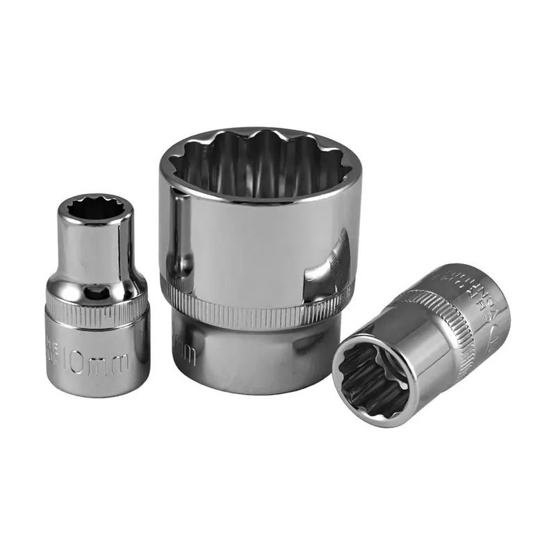 Llave De Tubo De 12 Puntos 1/2" 22 mm Xzn Cromado