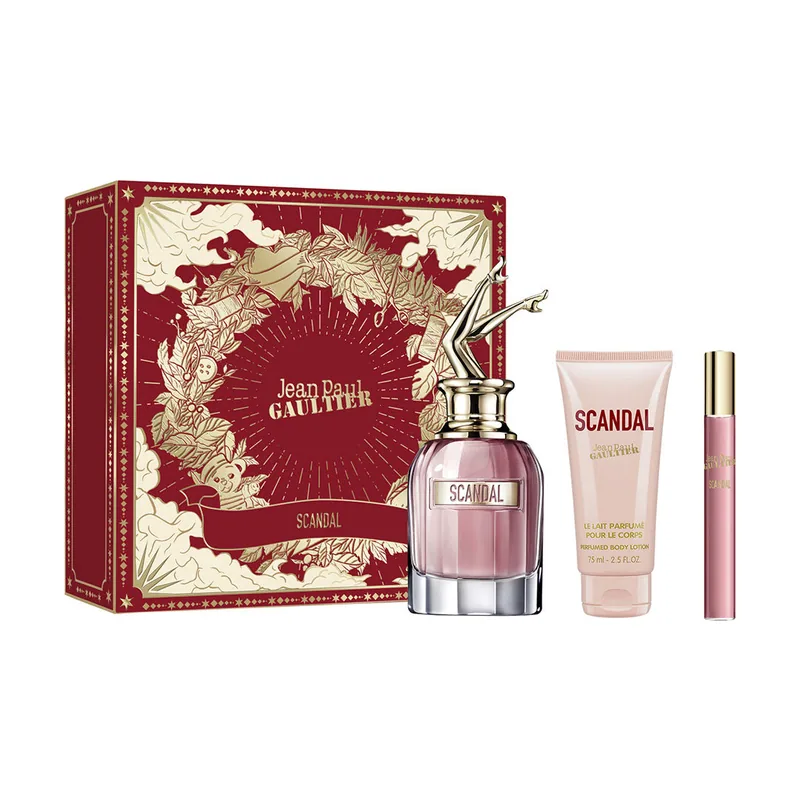 Scandal estuche 3 pz: 80 ml + loción corporal 75 ml + 10 ml