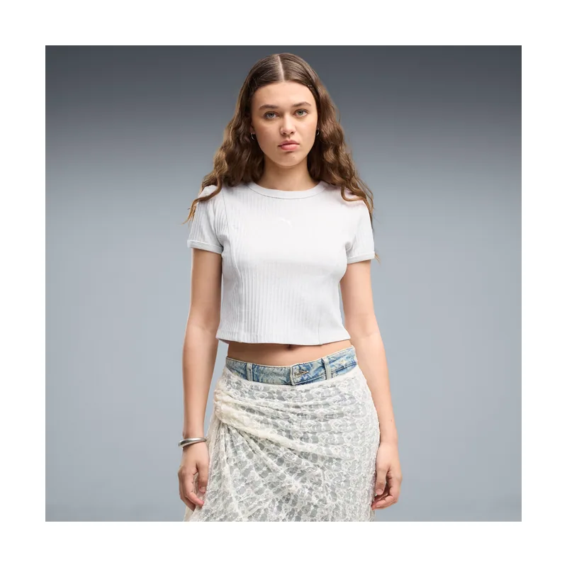 Camiseta acanalada Essentials Baby para mujer 636665