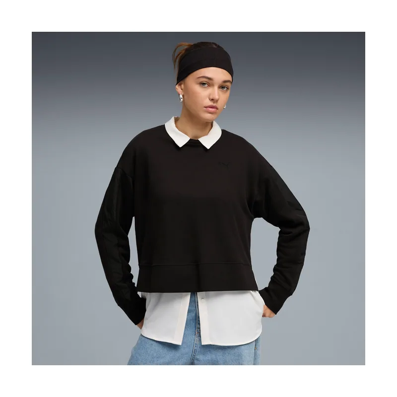 Sudadera holgada de cuello Rojoondo HER para mujer 691885