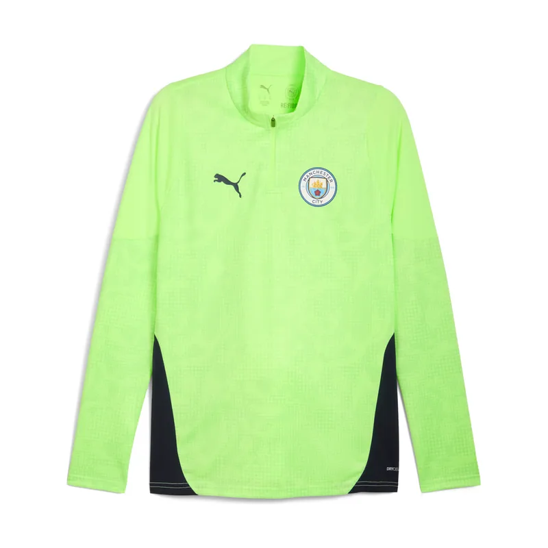 Camiseta de training Manchester City de cuello con cremallera para hombre 781999