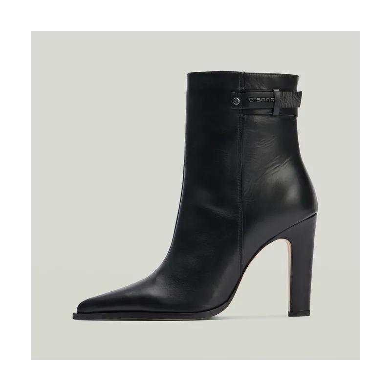 Botas Kent Mid Lea - Negro - Mujer D31198-01