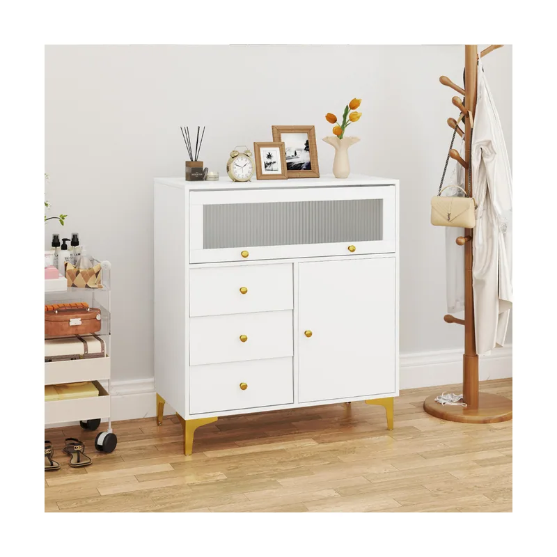 Cómoda para Dormitorio Gabinete de Almacenaje Moderno