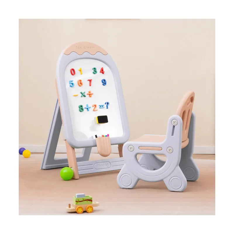 Caballete de Arte Plegable de Altura Ajustable Púrpura
