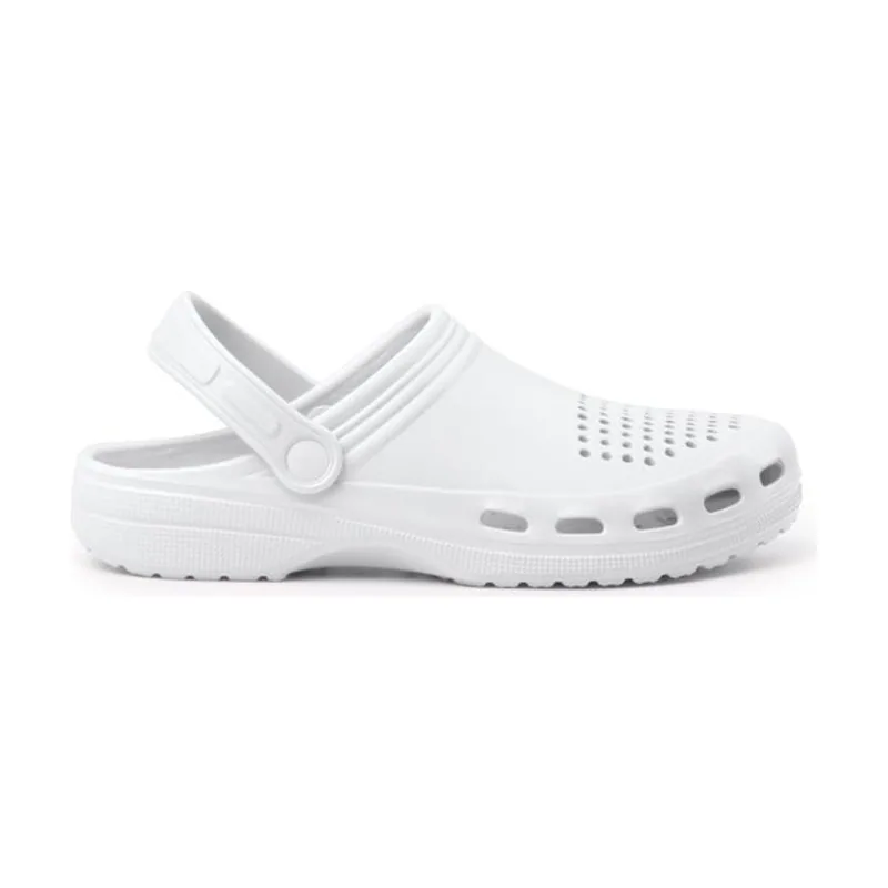 Zueco dan eva unisex talla 36 blanco