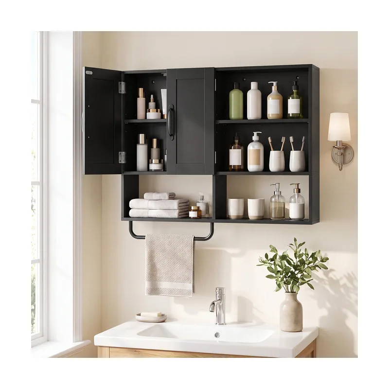Armario de Pared para Baño de Madera Sintética