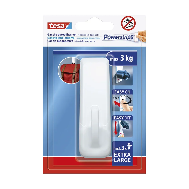 Powerstrips Ganchos Adhesivos Rectangulares XL