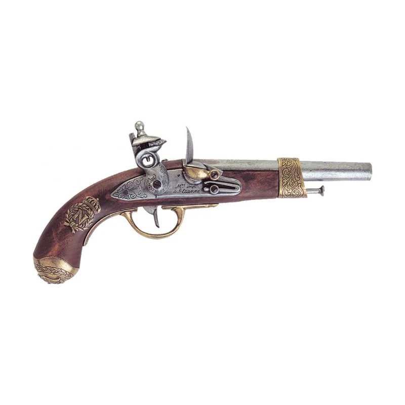 Réplica de pistola de chispa de Napoleón Bonaparte francesa de 1806