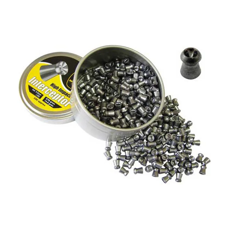 Balines Interceptor Lata Metal 500 uds Calibre.177 BSA 716A