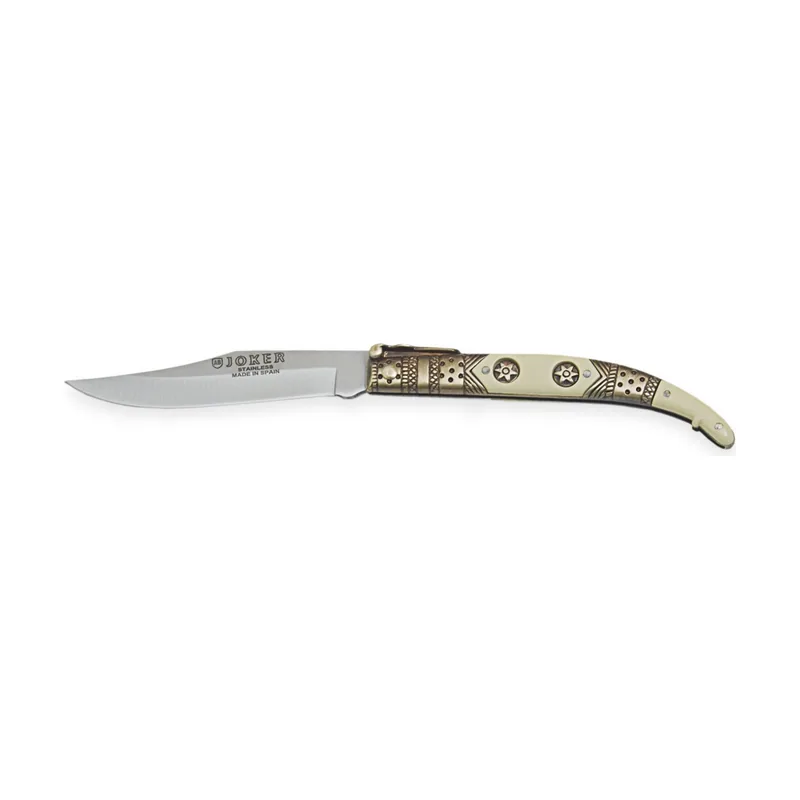 Navaja clásica "N102D" con puño de zamak decorado