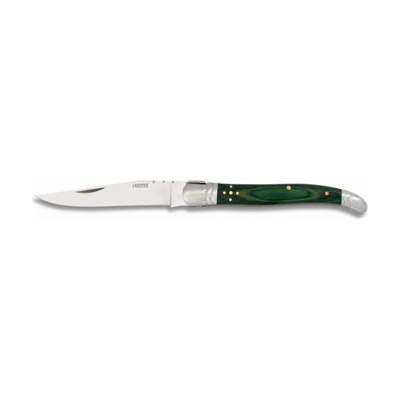 Navaja con mango Mikarta Verde 10 cm