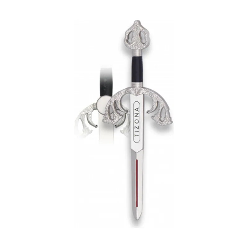 Iman Espada Tizona Tole10 de 8 cm de Zamak 098781