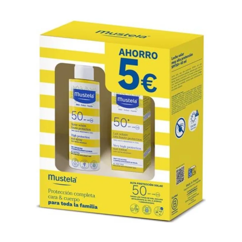 Mustela Pack Spray Solar Bebés SPF50