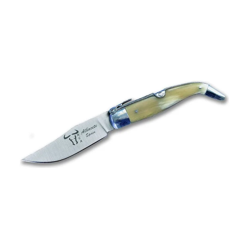 Navaja Palanquilla con mango de Asta De Toro 8,5 cm