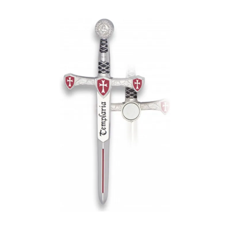 Iman Espada Templaria Tole10 de 8 cm de Zamak 09805